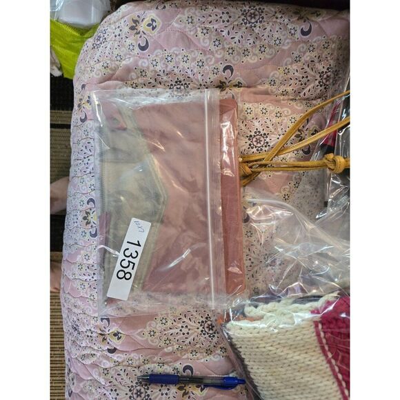 Two-Tone Leather Wristlet With Zipper & Snap Closure - Picture 6 of 6